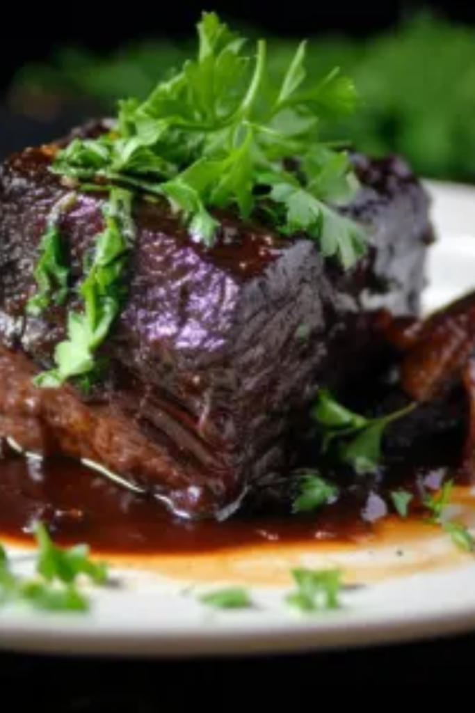 Coffee Ancho Short Ribs Sous Vide