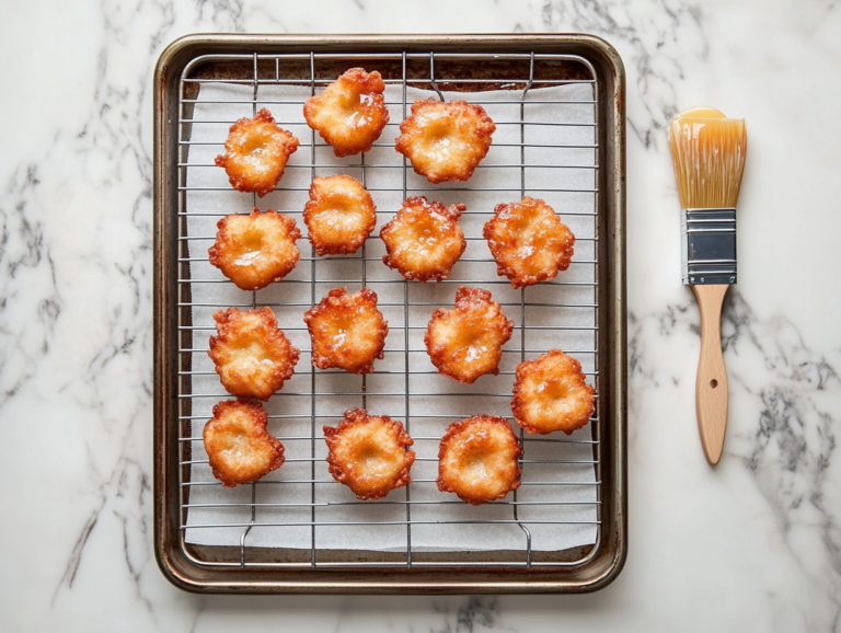 Gorgeous Glazed Apple Fritters is ready to serve