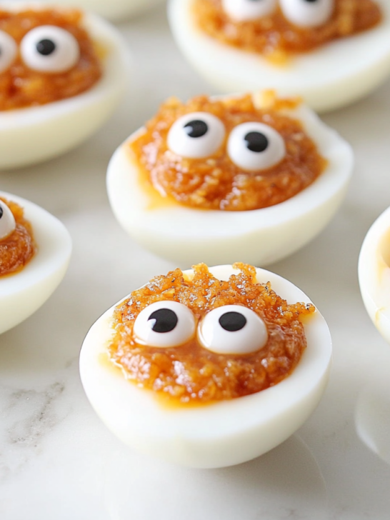 Halloween Deviled Egg Eyeballs Recipe