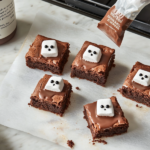 Halloween Ghost Brownies is ready to serve