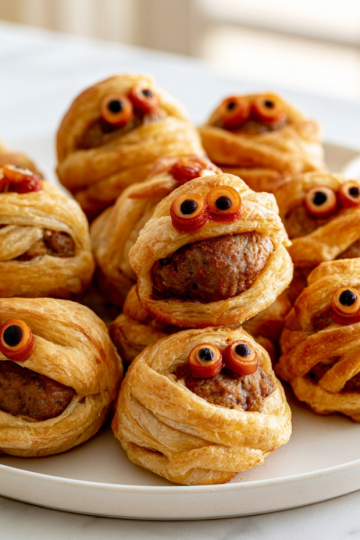 Halloween Mummy Meatballs Recipe