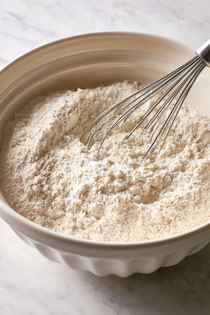 In a medium bowl, whisk the dry ingredients together