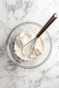 Mixing Dry Ingredients for Topping