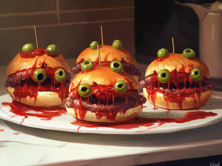 Halloween Monster Burgers Recipe