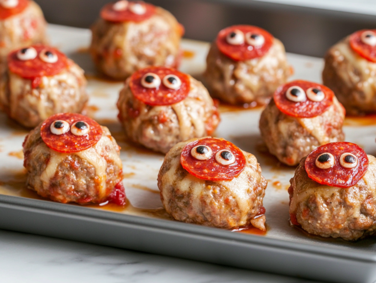 Mummy Meatballs is ready to serve