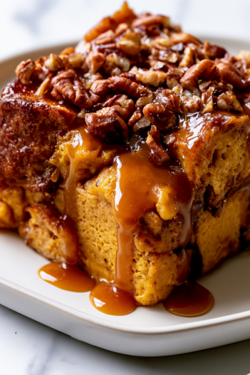 Pumpkin Bread Pudding Recipe
