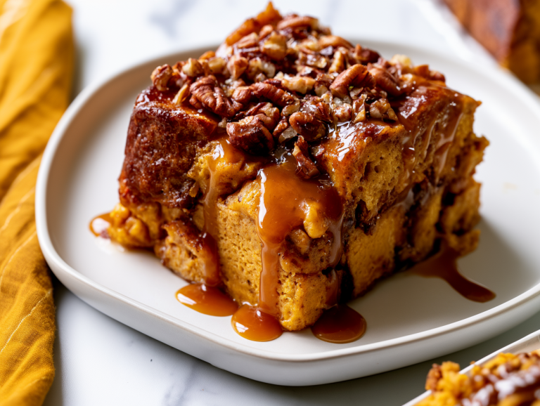 Pumpkin Bread Pudding Recipe