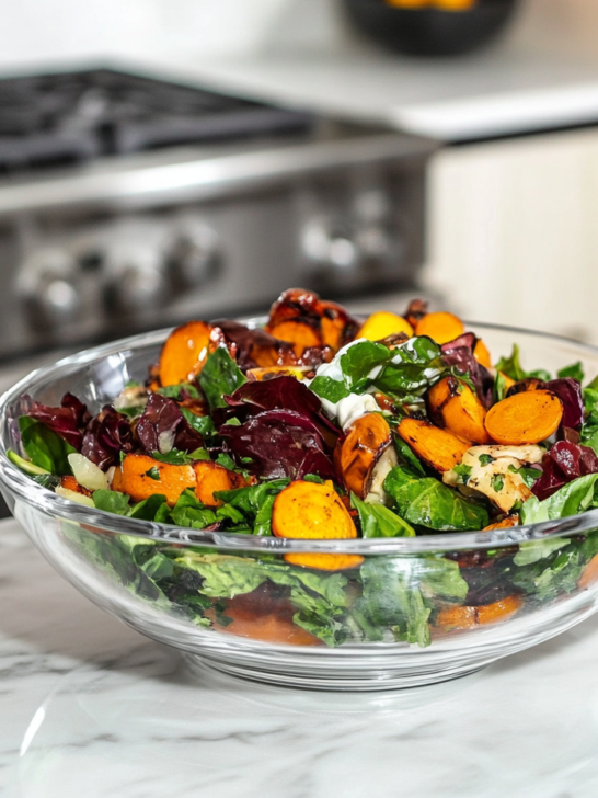 Raw and Roasted Dinner Salad Recipe