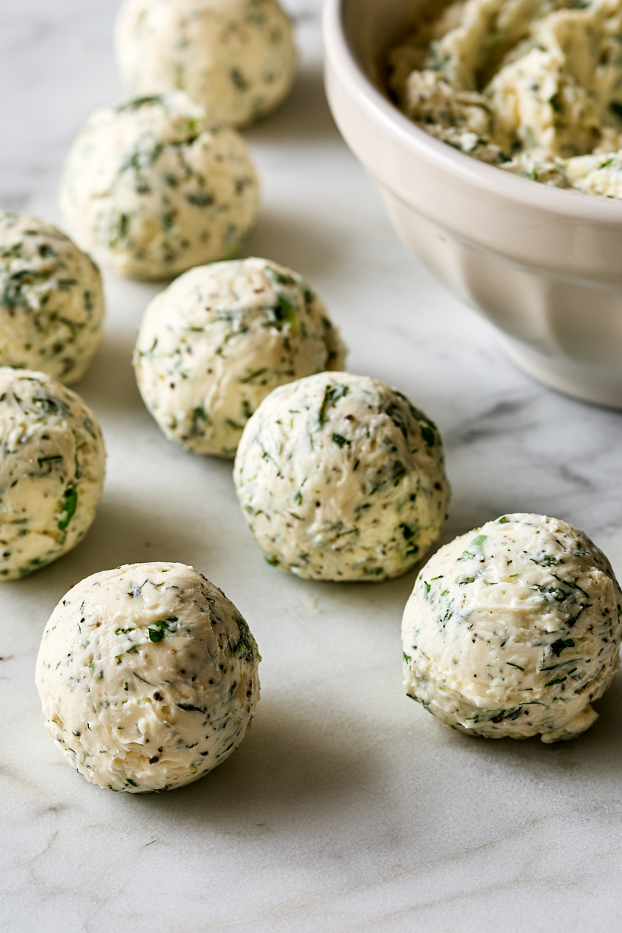 Roll the mixture into balls