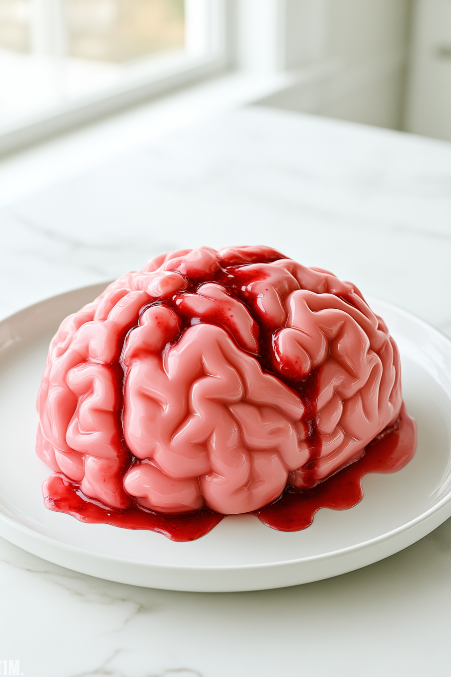 Serve Halloween Brain Jello Mold