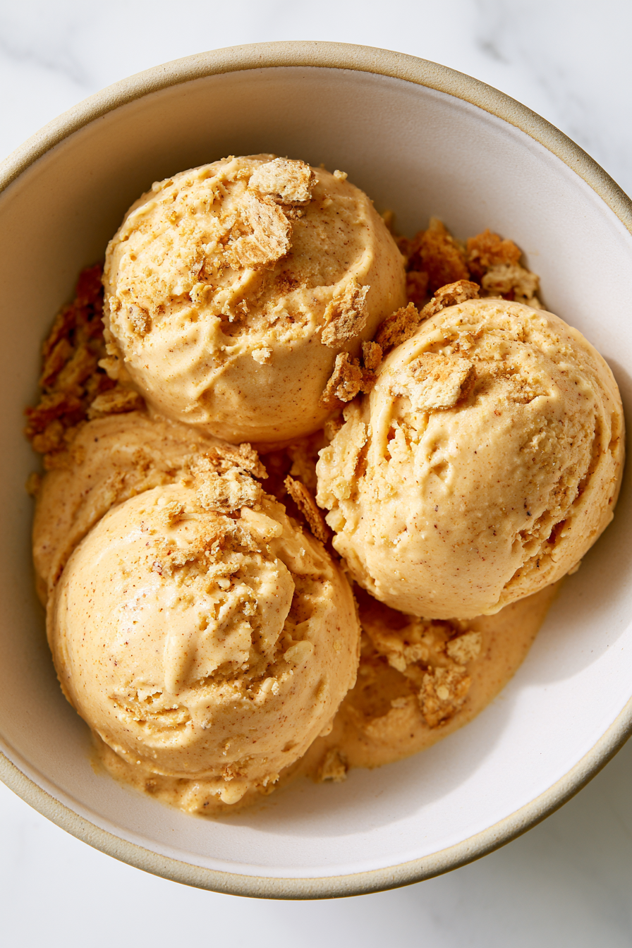 Serve Pumpkin Ice Cream