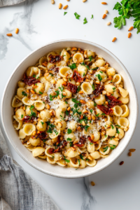 Serving Orecchiette with Broccoli Rabe