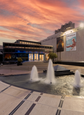 "Exterior of the Houston Museum of Natural Science with a contemporary architectural design and a grand entrance for visitors."