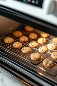 Baking-pumpkin-cookies-until-golden-and-soft