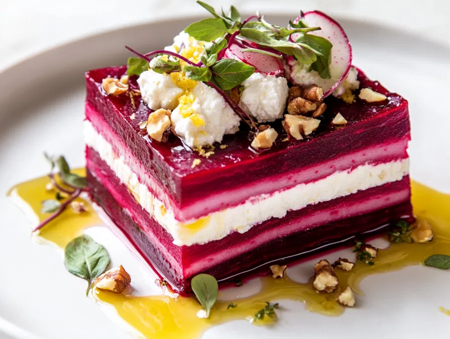 Beetroot and Goat's Cheese Terrine Recipe