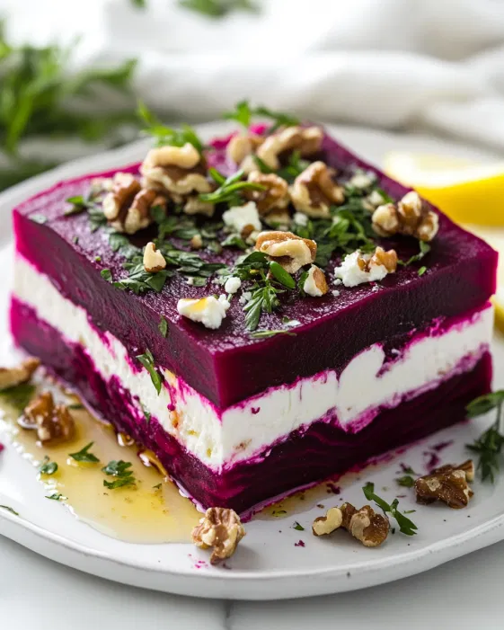 Beetroot and Goat's Cheese Terrine