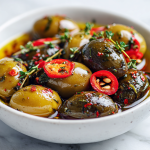 Crispy Olives With Calabrian Chile Sauce Recipe!