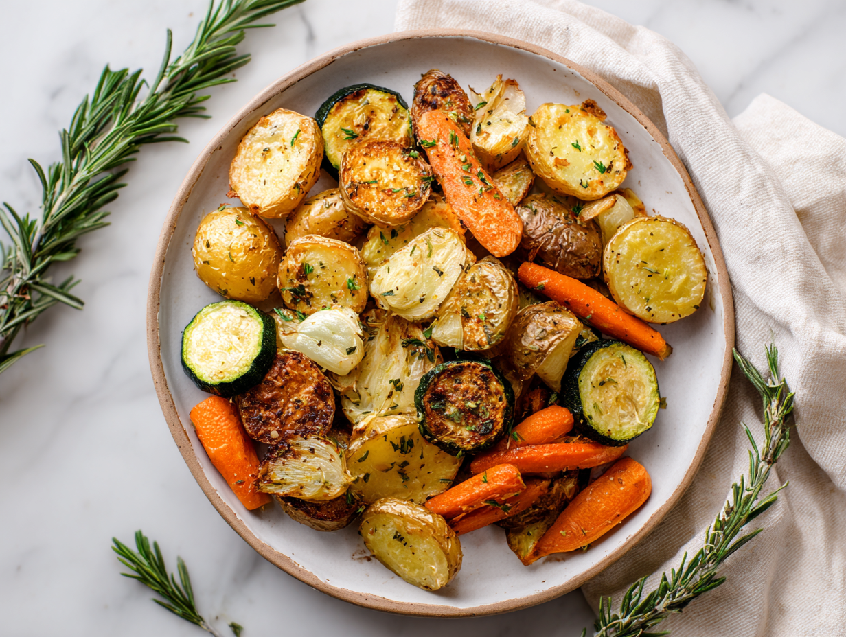 Authentic Roasted Potatoes Carrots And Zucchini Recipe!