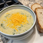 Broccoli Cheddar Soup Recipe is ready to serve