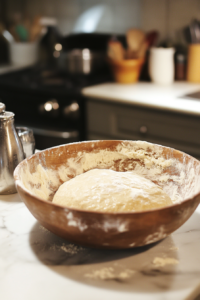 Chilling the Dough for Rolo-Stuffed Chocolate Chip Cookies