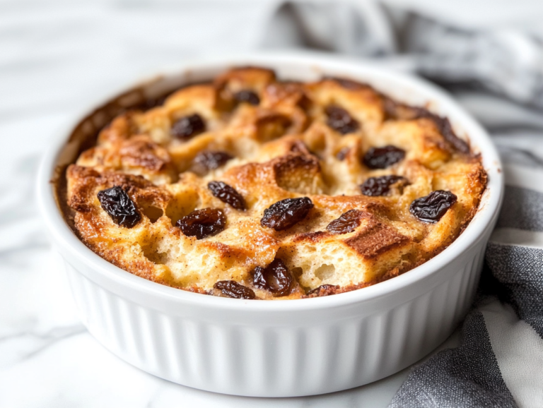 Christmas Eggnog Bread Pudding Recipe
