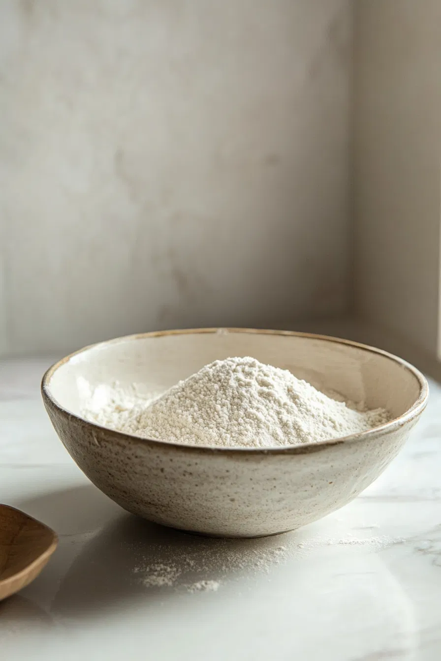 Combine flour, sugar, and salt in a bowl.