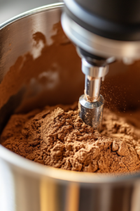 Combining Wet and Dry Ingredients for Maple Cinnamon Cookies