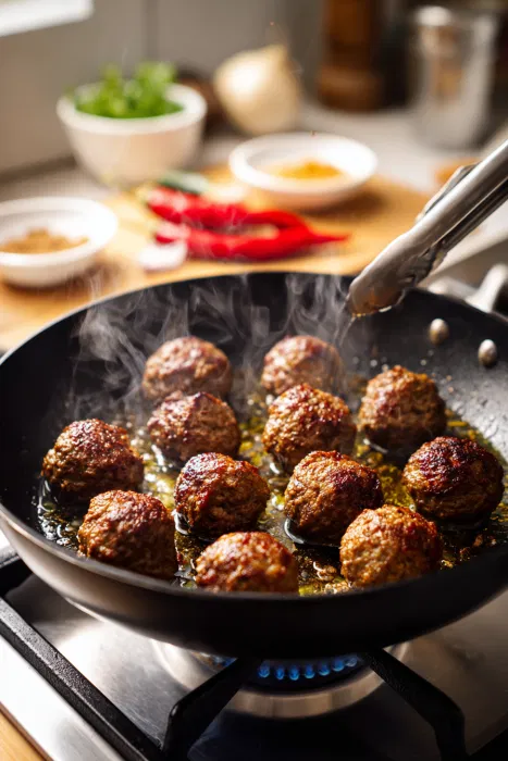 Cook the Meatballs