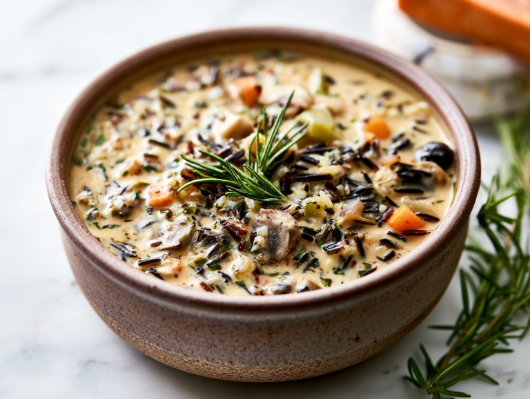 Cozy Autumn Wild Rice Soup Recipe