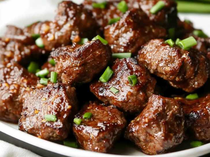 Christmas Garlic-butter Steak Bites Recipe