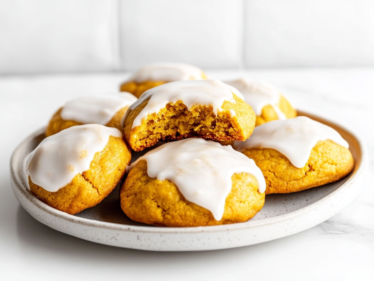 Iced Pumpkin Cookies Recipe