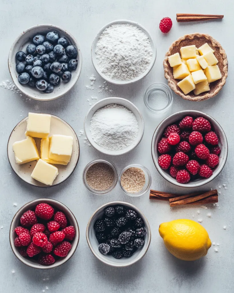 Ingredients for the Perfect Christmas Tart