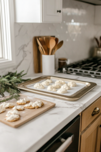 Preparing the Baking Sheets