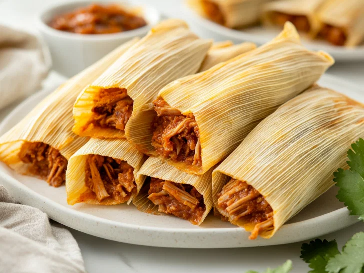 Christmas Red Chili Pork Tamales Recipe