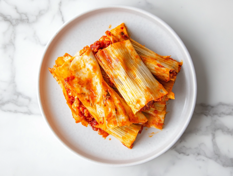 Red Chili Pork Tamales recipe