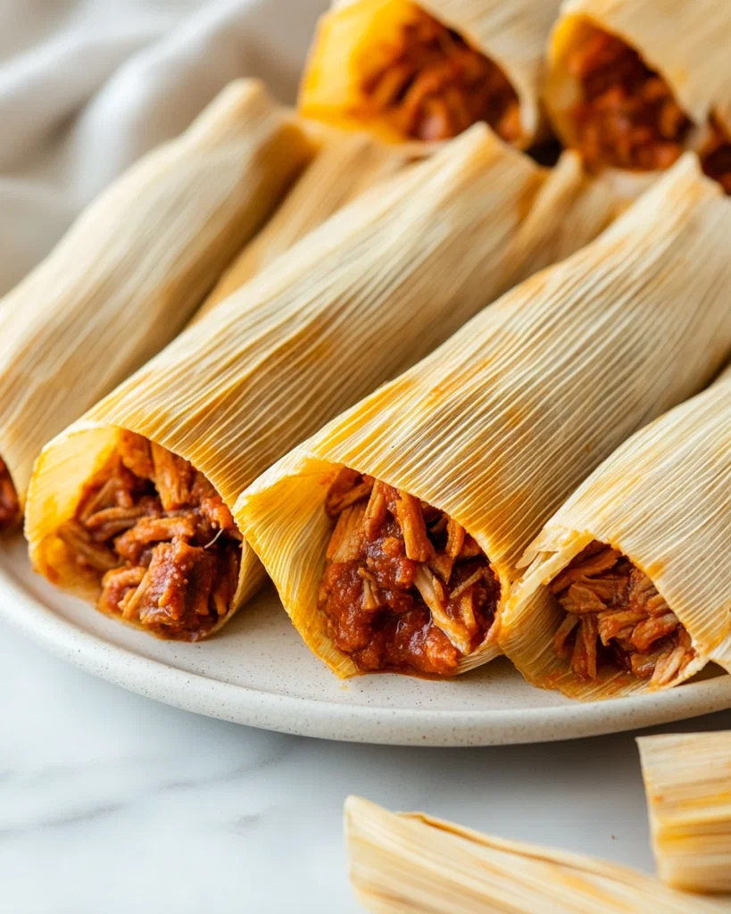 Red Chili Pork Tamales Recipe