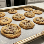 Salted Caramel Chocolate Chip Cookies is ready to serve