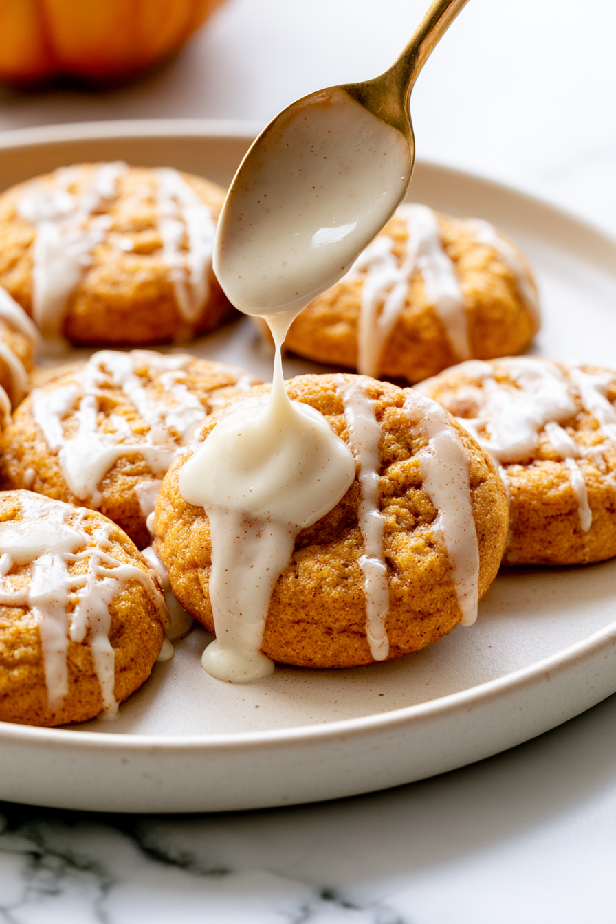 Spoon over cooled cookies and let set for 1 hour.