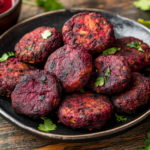 Sweet Potato And Beetroot Tikki Recipe is ready to serve