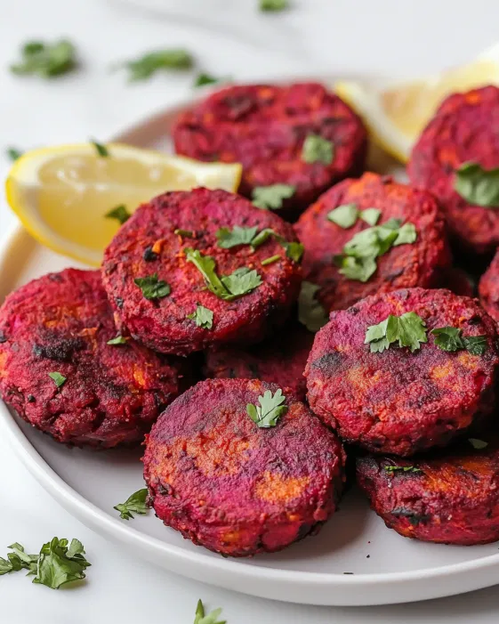 Sweet Potato And Beetroot Tikki Recipe