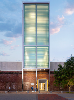 The SCAD Museum of Art in Savannah, featuring a contemporary gallery with rotating exhibits by students and international artists."