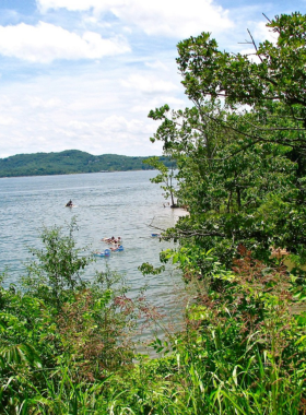  "This image shows that Table Rock State Park in Branson provides a natural escape for activities like camping, boating, and hiking along Table Rock Lake."