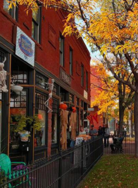  This image shows a charming street in Old Colorado City, lined with historic buildings, local shops, and art galleries, with a vibrant and welcoming atmosphere.