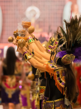 This image shows a live music performance at the Detroit Jazz Festival, highlighting the city’s vibrant cultural and musical celebrations.