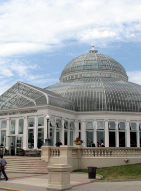 This image shows that the Como Park Zoo & Conservatory in St. Paul offers a wide range of animal exhibits and lush botanical gardens, making it a favorite family destination.