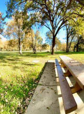  This image shows a peaceful scene at Discovery Park, with people enjoying the view of the Sacramento River. The park offers a quiet retreat for picnics, walking, and water activities, making it a popular destination for outdoor enthusiasts.