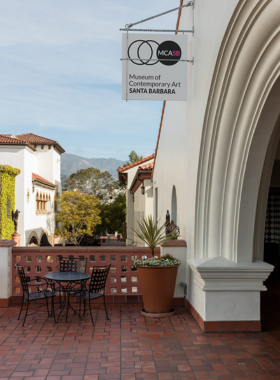 This image shows that the Santa Barbara Museum of Art displays a wide range of art from American, Asian, and European cultures, offering visitors a chance to experience creativity and history firsthand.