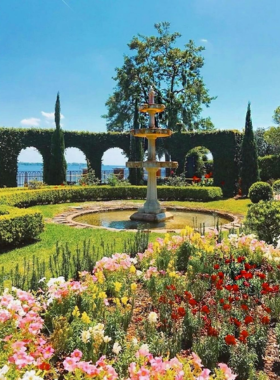 This image shows the beautiful Cummer Museum gardens with blooming flowers, artistic sculptures, and a serene atmosphere. It highlights the museum’s iconic blend of art and nature, creating a peaceful setting for visitors to explore and relax.
