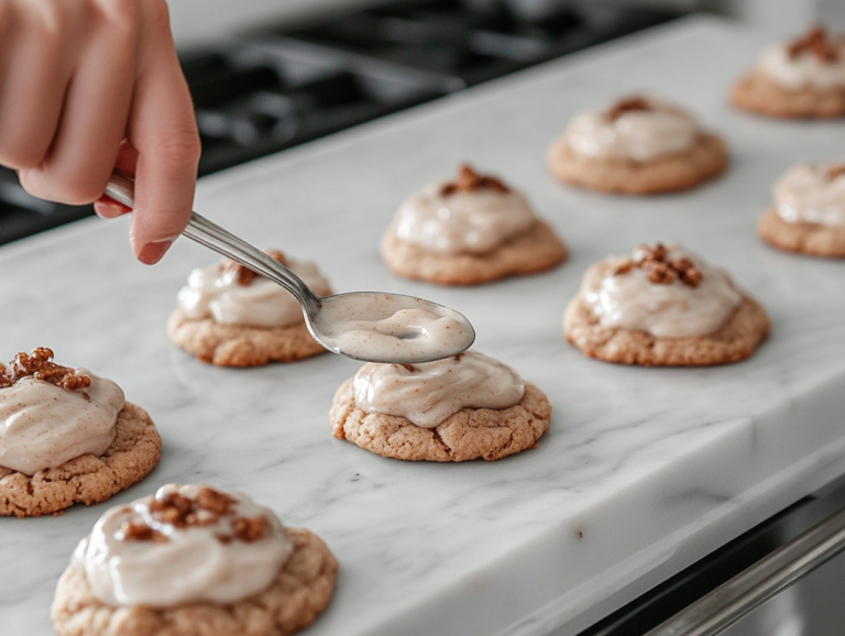 iced pumpkin cookies is ready to serve