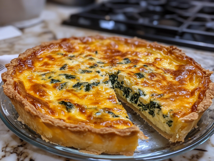 Christmas Spinach Quiche Recipe